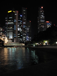 shiny buildings
